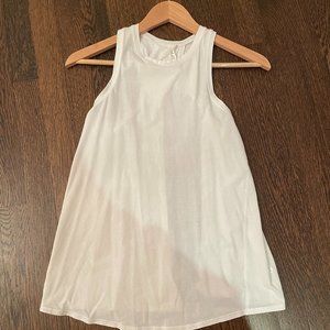 Lululemon All Tied Up Tank Size 4 in White